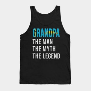 Grand Father Kazakhstani Grandpa The Man The Myth The Legend - Gift for Kazakhstani Dad With Roots From  Kazakhstan Tank Top